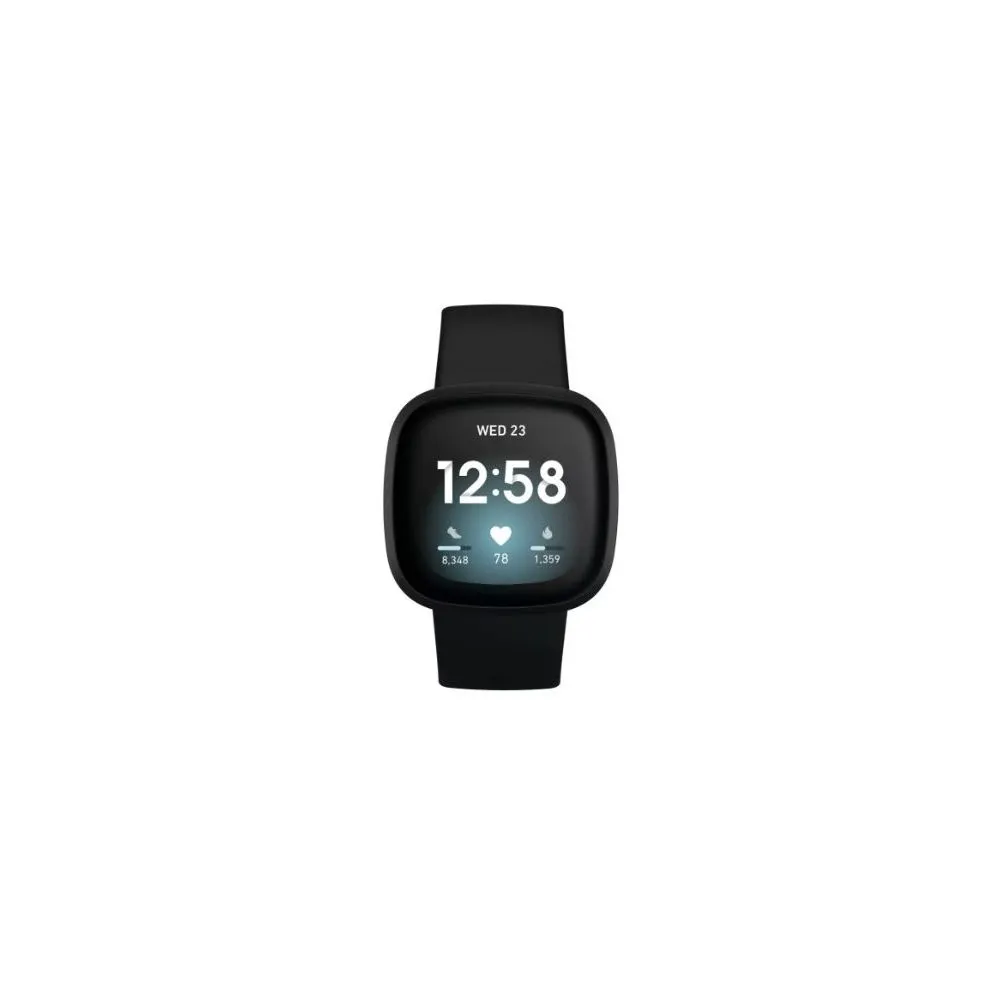 Fitbit FB511BKBK Versa 3 Smartwatch Black