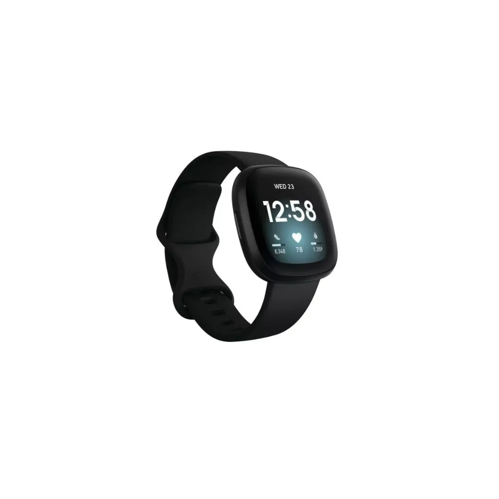 Fitbit FB511BKBK Versa 3 Smartwatch Black