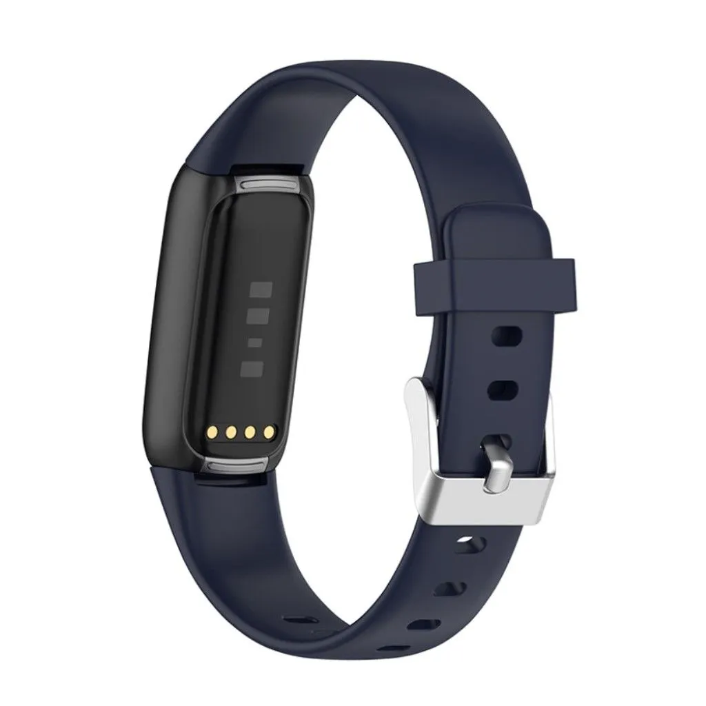 Fitbit Luxe silicone watch strap - Dark Blue / Size: L