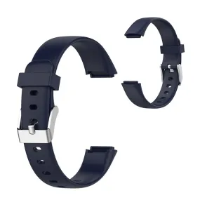 Fitbit Luxe silicone watch strap - Dark Blue / Size: L