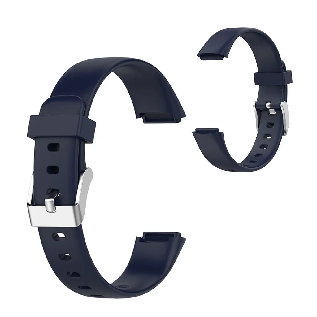 Fitbit Luxe silicone watch strap - Dark Blue / Size: L