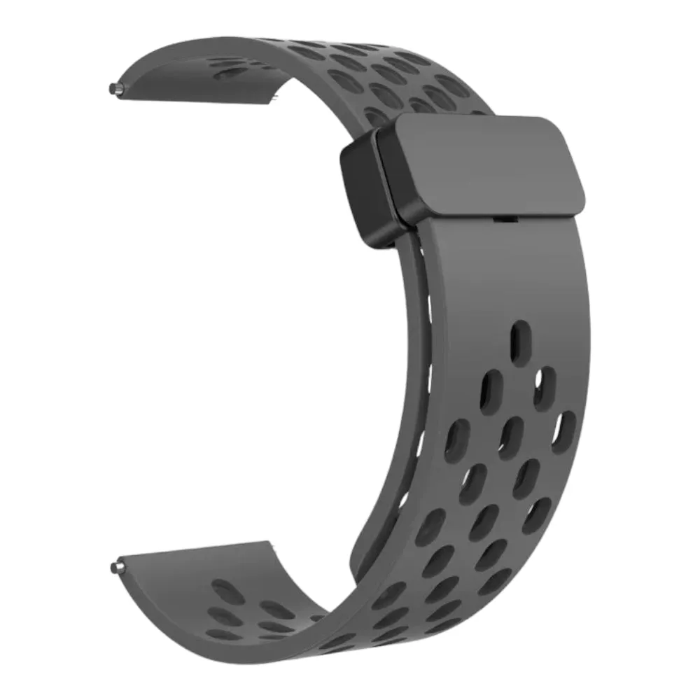 Fitbit Versa 3 compatible Silicone Magnetic Sports Watch Straps