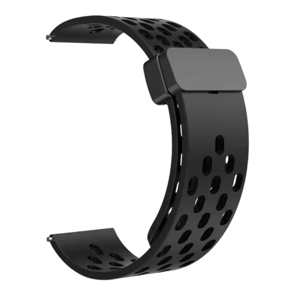 Fitbit Versa 3 compatible Silicone Magnetic Sports Watch Straps