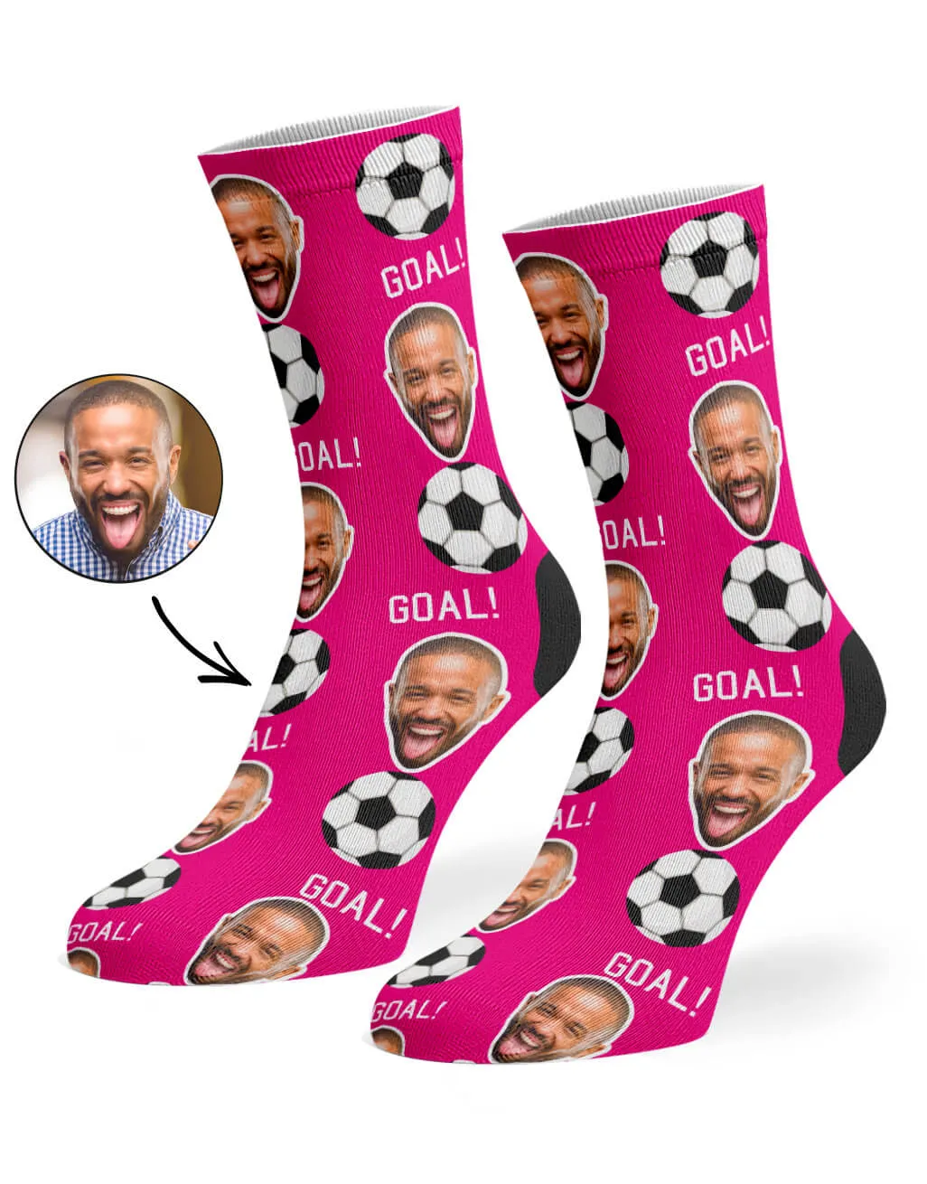 Footy Face Socks