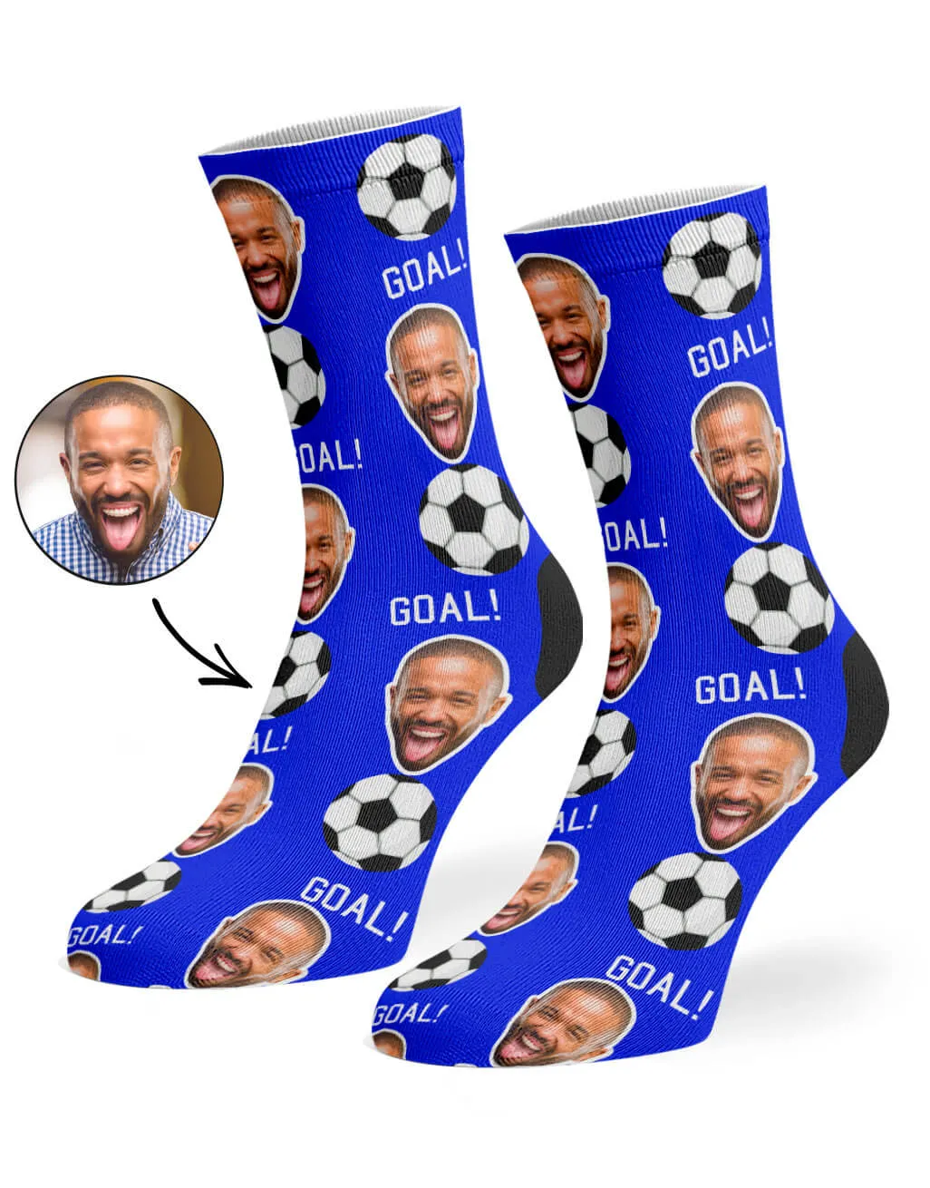 Footy Face Socks