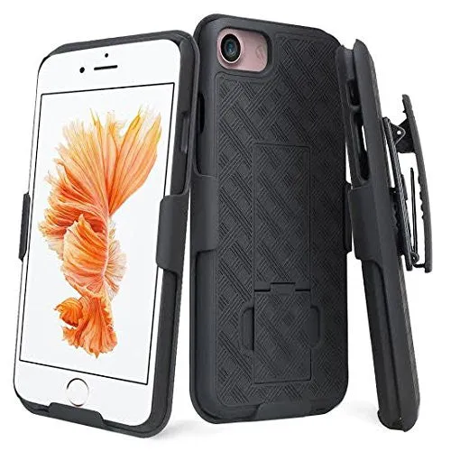 For Apple iPhone 6S / 6 Case, Rugged Slim Rotating Swivel Lock Holster Shell Combo Case for Iphone 6S/6