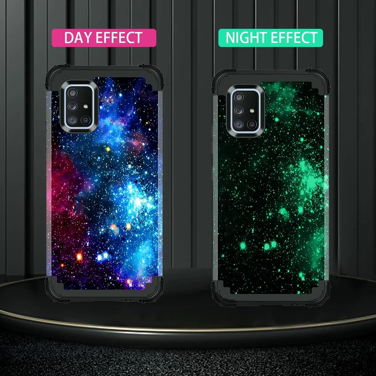 Galaxy A71 5G Glow in The Dark Heavy Duty Shockproof Case