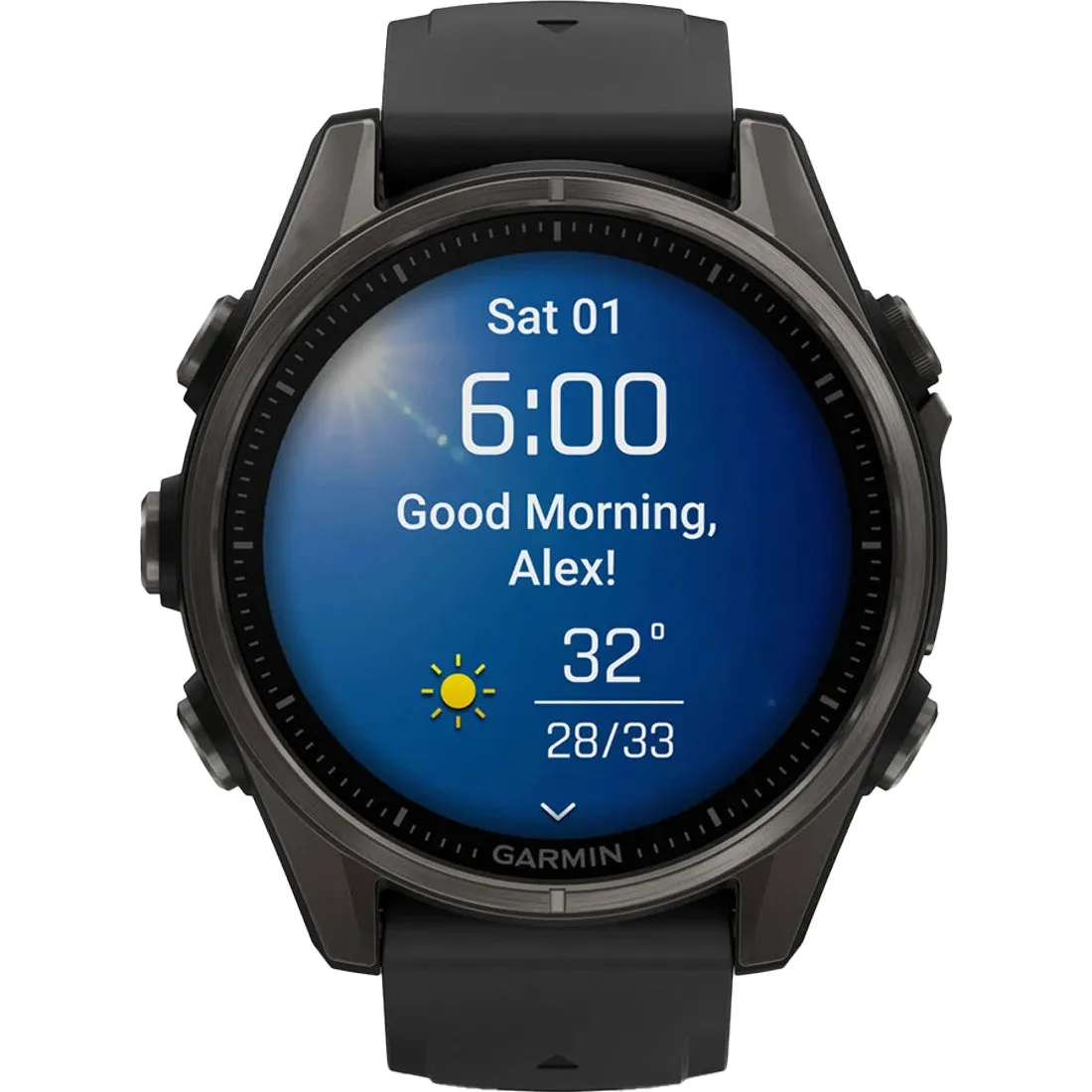 Garmin Fenix 8 AMOLED Sapphire - 43mm (Small)