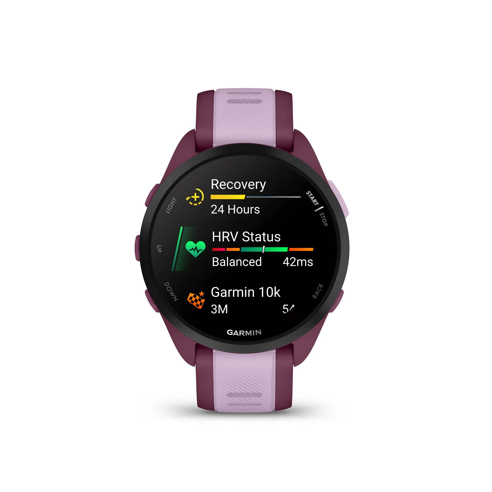 Garmin | Forerunner 165 Music Running Smartwatch - Berry/Lilac