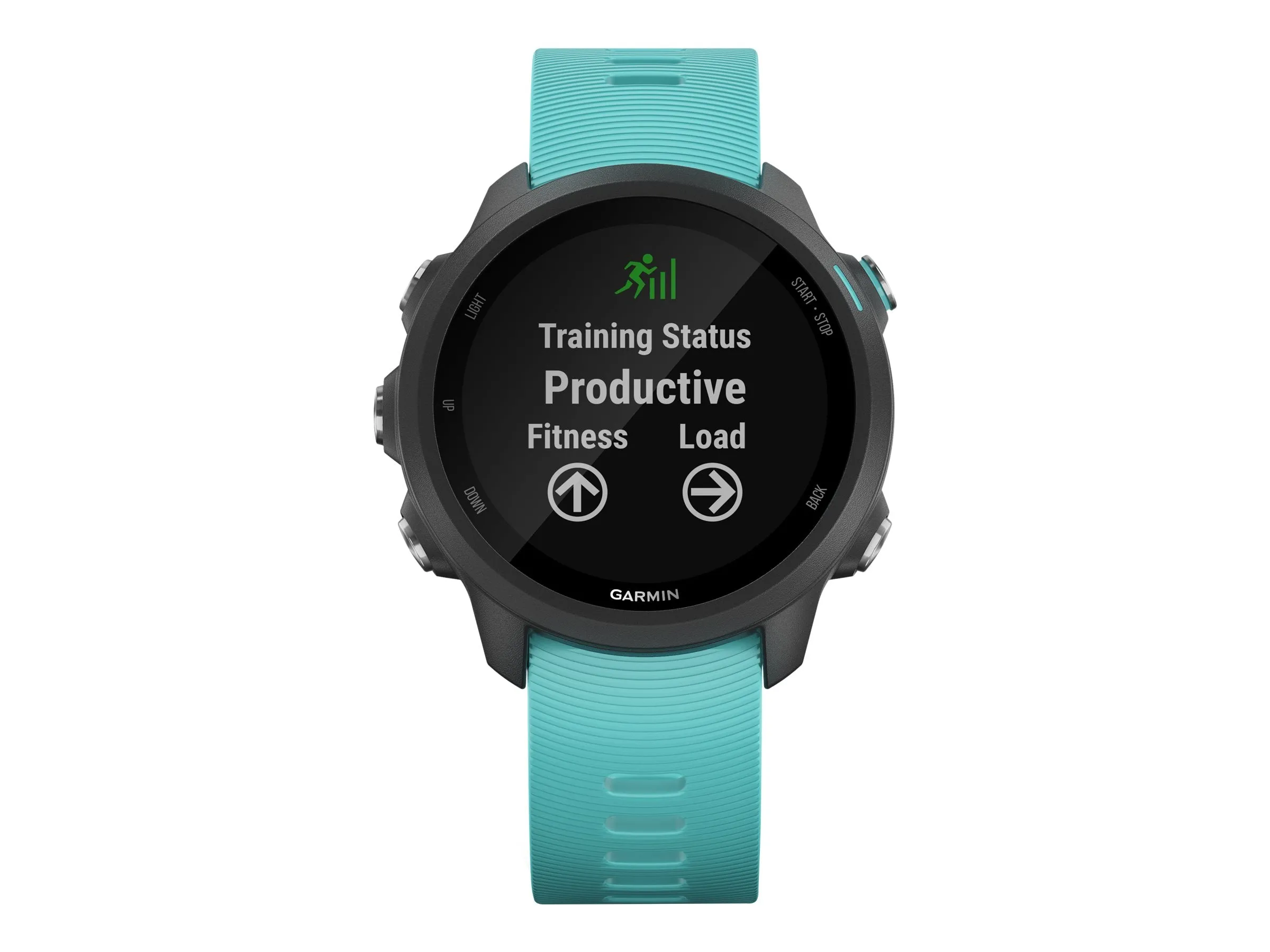 Garmin G1 010-02120-22 Forerunner® 245 GPS Running Smartwatch with Music in Aqua Unisex Watches Lexor Miami