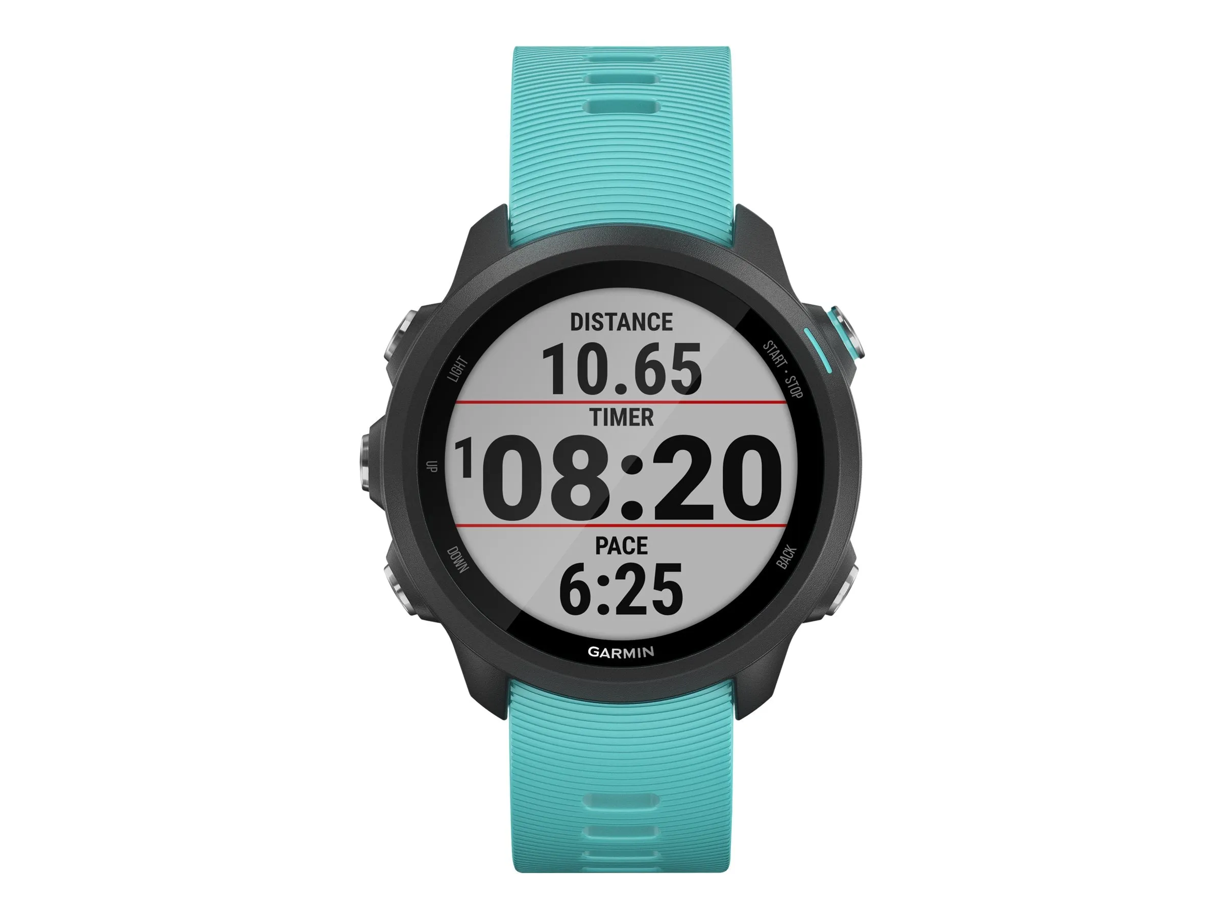 Garmin G1 010-02120-22 Forerunner® 245 GPS Running Smartwatch with Music in Aqua Unisex Watches Lexor Miami