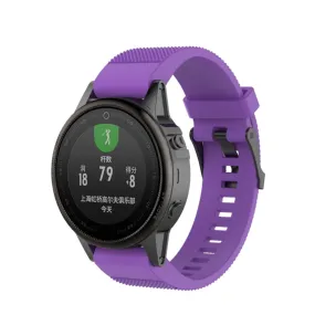 Garmin Instinct 2S Camo Edition silicone sports bracelet with quick release (joint circumference: 160-210 mm) - Purple