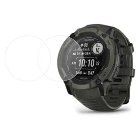 Garmin Instinct 2X Solar Hærdet Glas Skærmbeskyttelse - 2. stk - Gennemsigtig