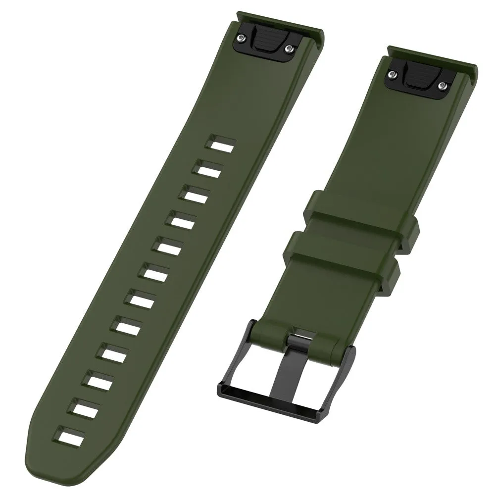 Garmin MARQ Driver Performance Edition silicone sports bracelet with 22mm quick release (170-220 mm) - dark green