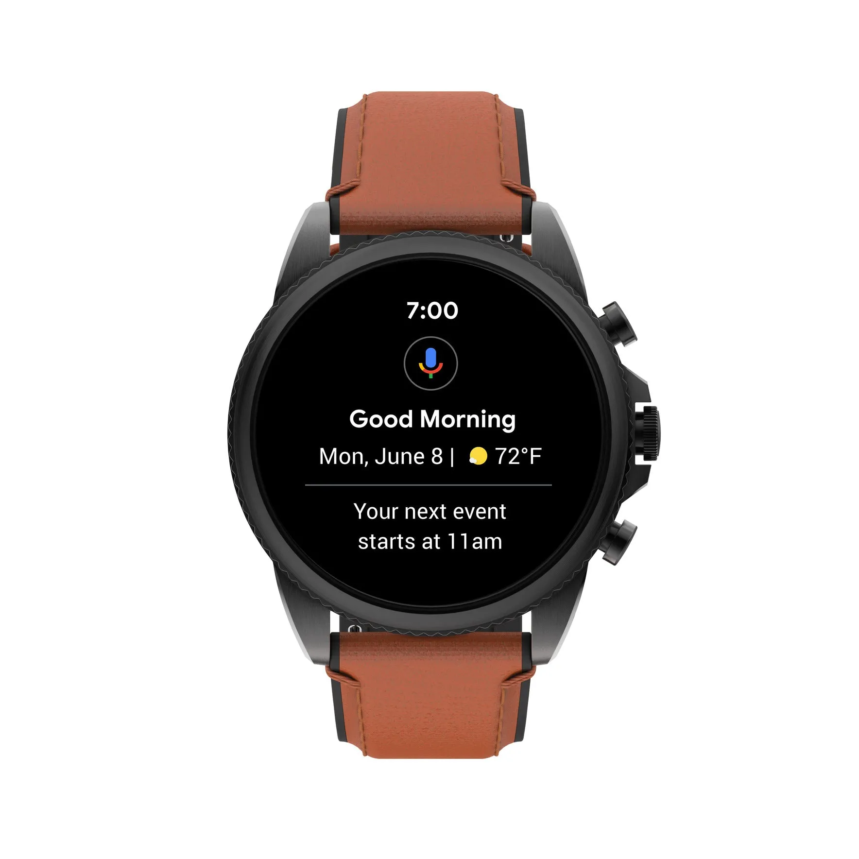 Gen 6 Smartwatch Brown Leather FTW4062