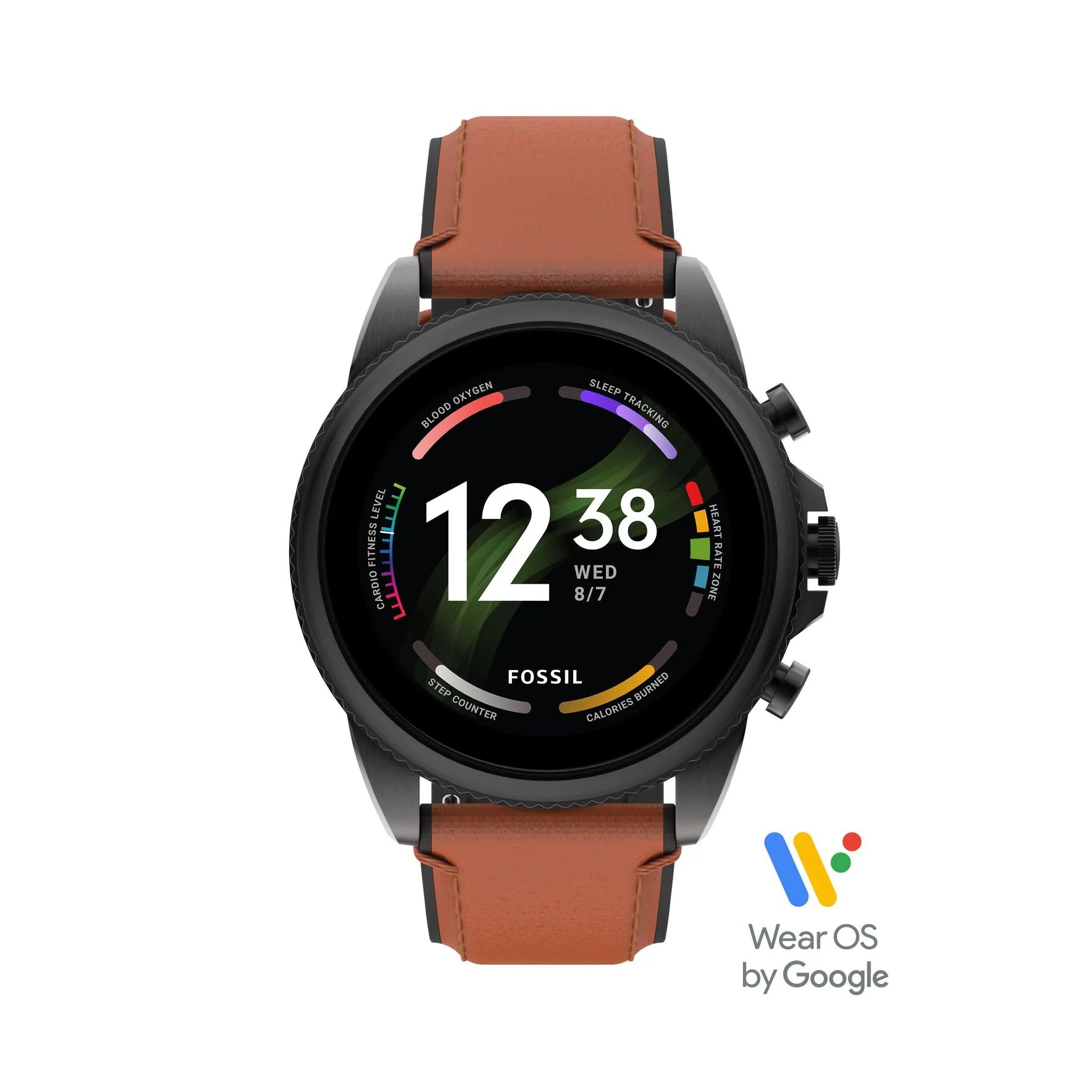 Gen 6 Smartwatch Brown Leather FTW4062