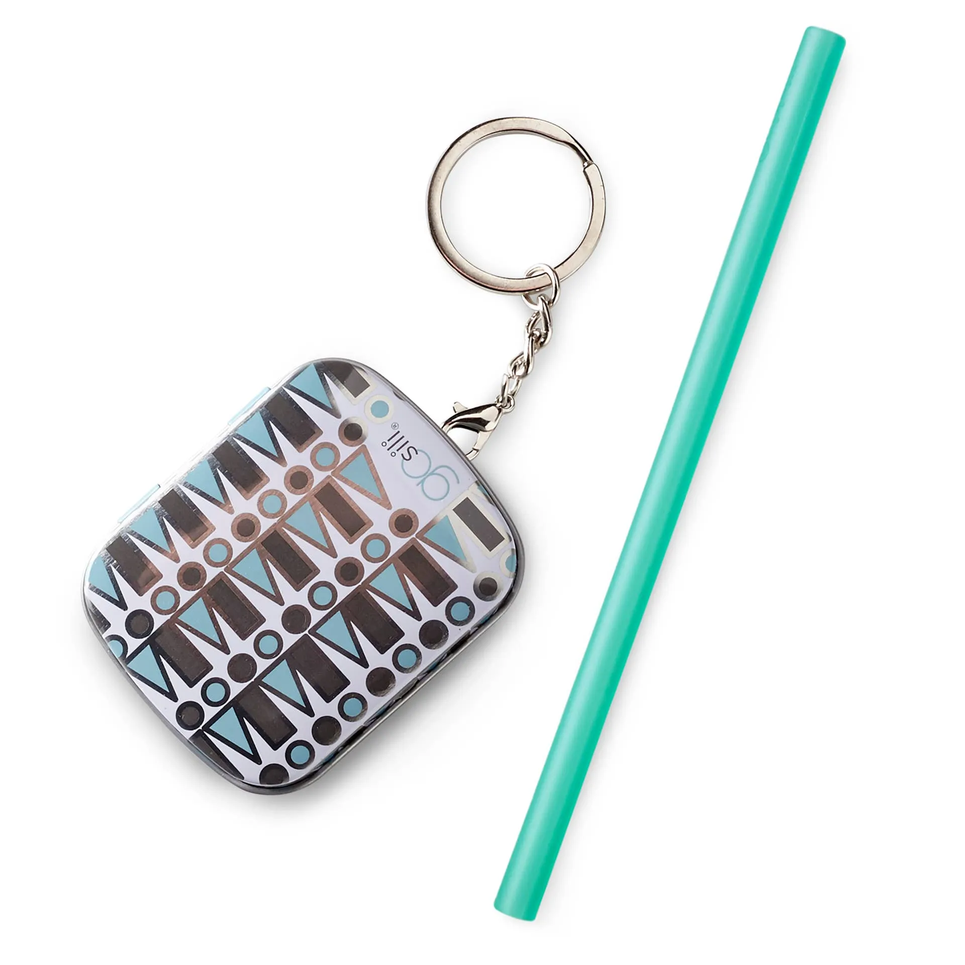 GoSili Reusable Silicone Straw   Keychain Case