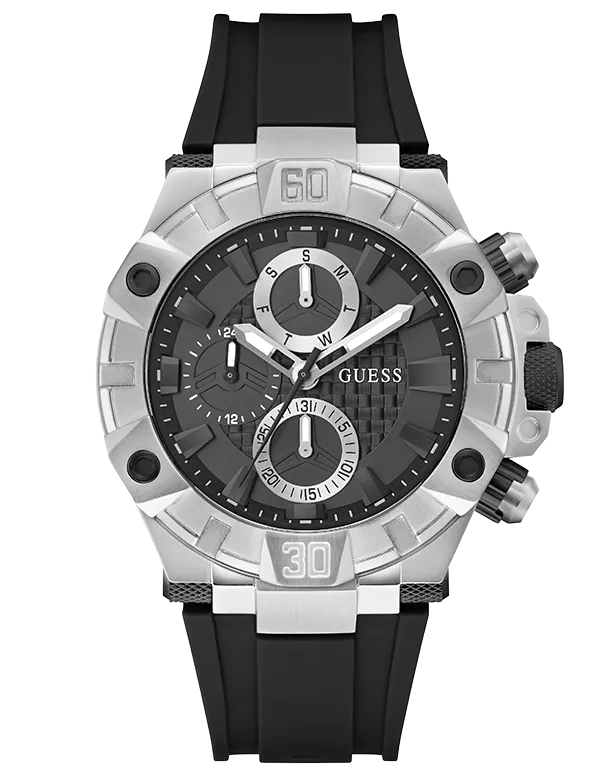 Guess - Ignite Brushed Silver Tone Watch - GW0802G1 - 788632