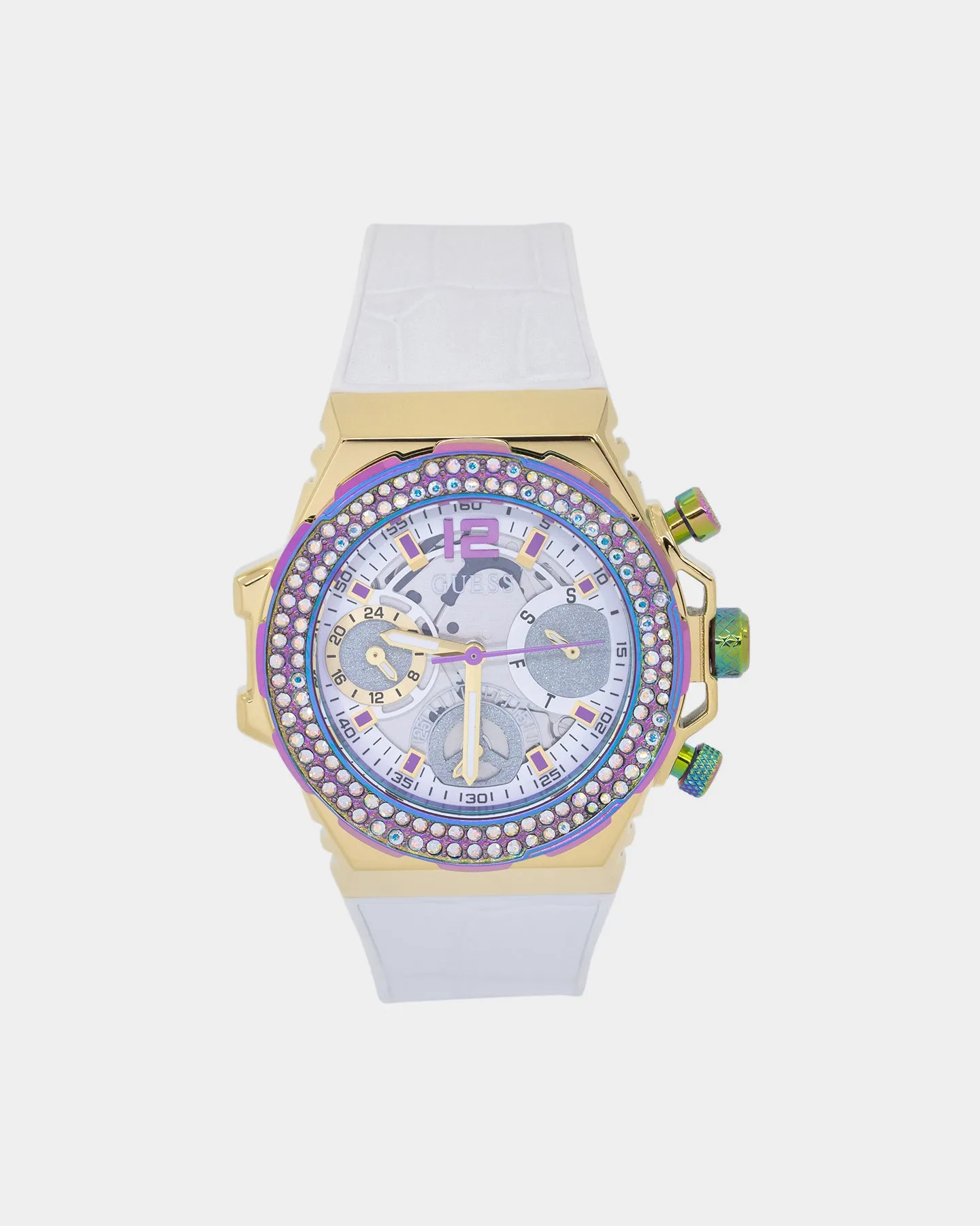 Guess Mainline Women's Fusion Watch White/Iridescent