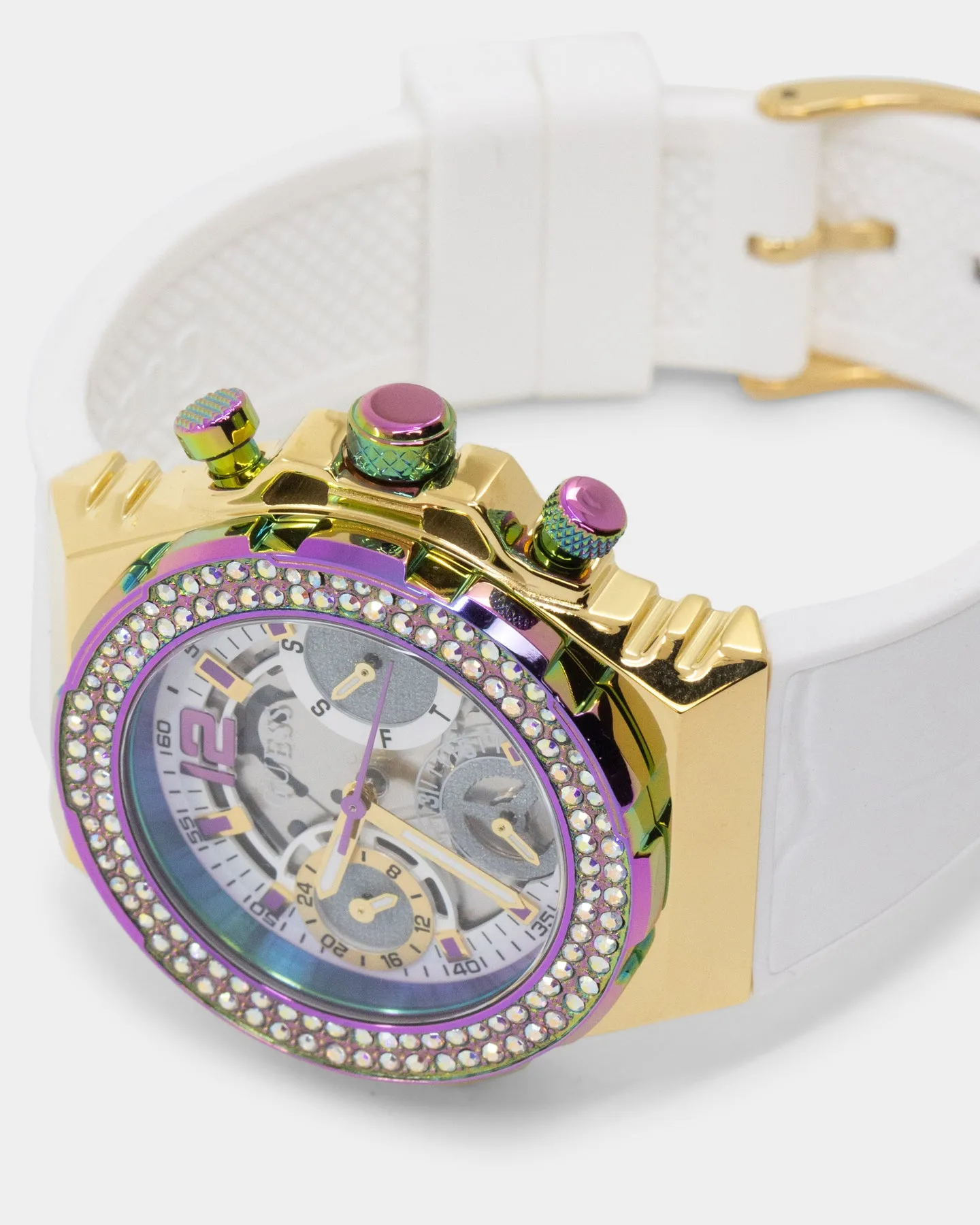 Guess Mainline Women's Fusion Watch White/Iridescent