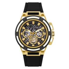 Guess Matrix Gold Tone Multi-Function Gents Watch GW0423G2