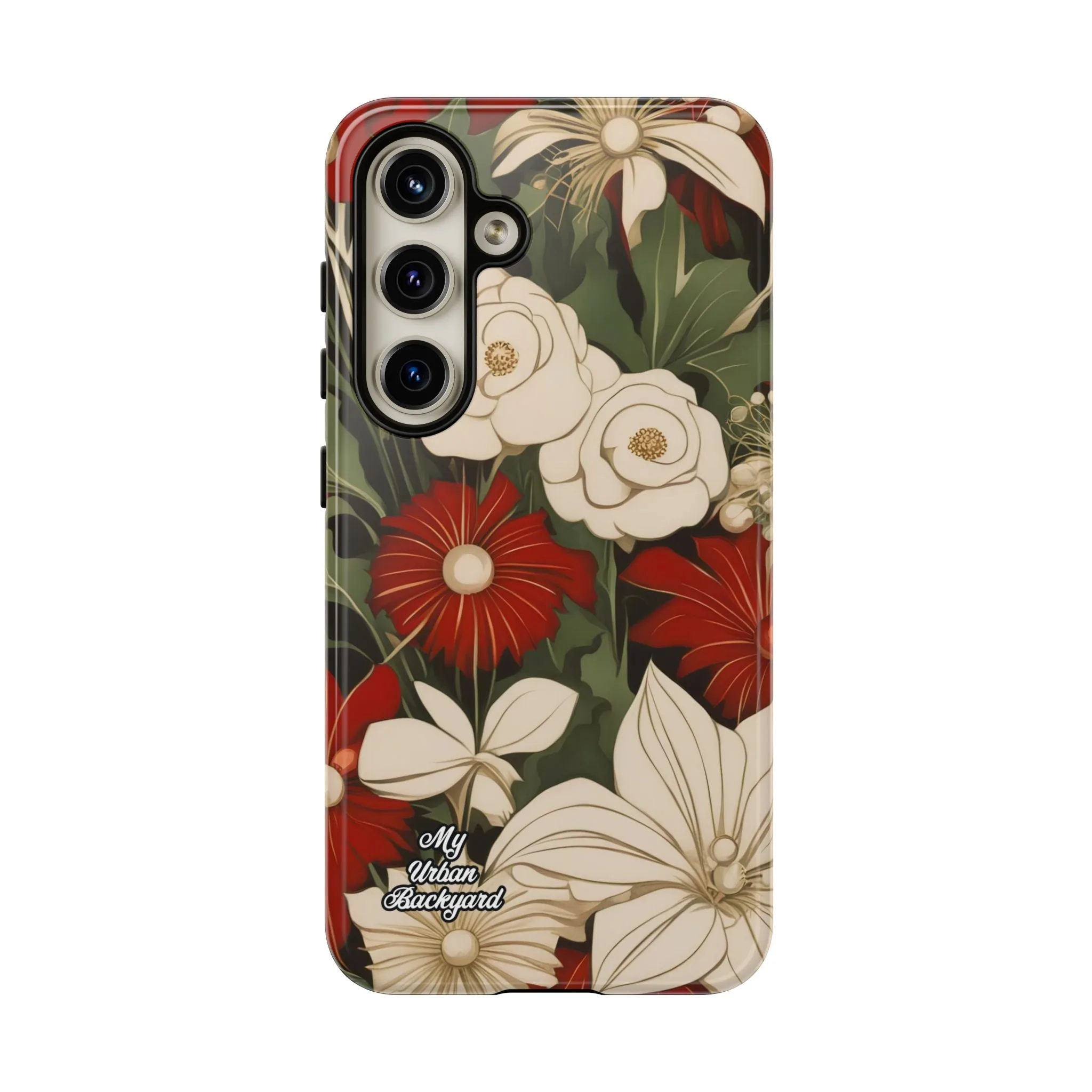 Holiday Flowers, Cell Phone Case - Apple, Samsung or Google Pixel