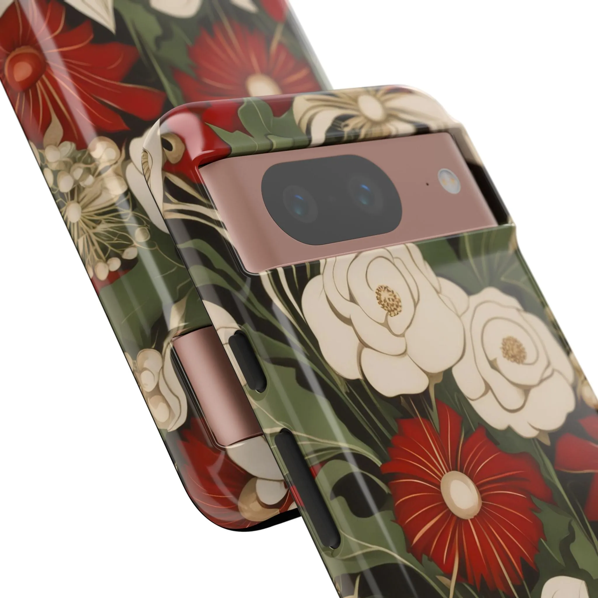 Holiday Flowers, Cell Phone Case - Apple, Samsung or Google Pixel