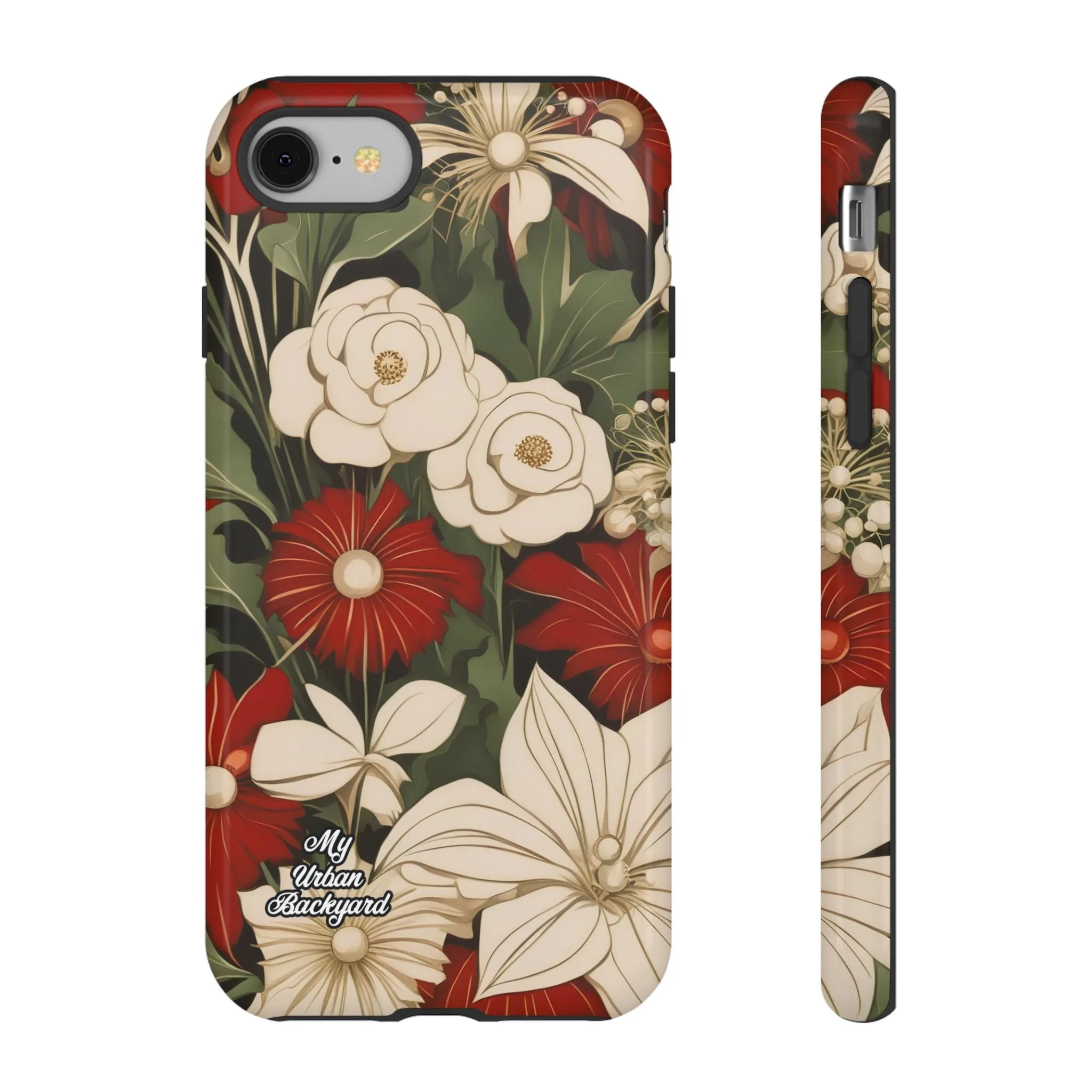 Holiday Flowers, Cell Phone Case - Apple, Samsung or Google Pixel