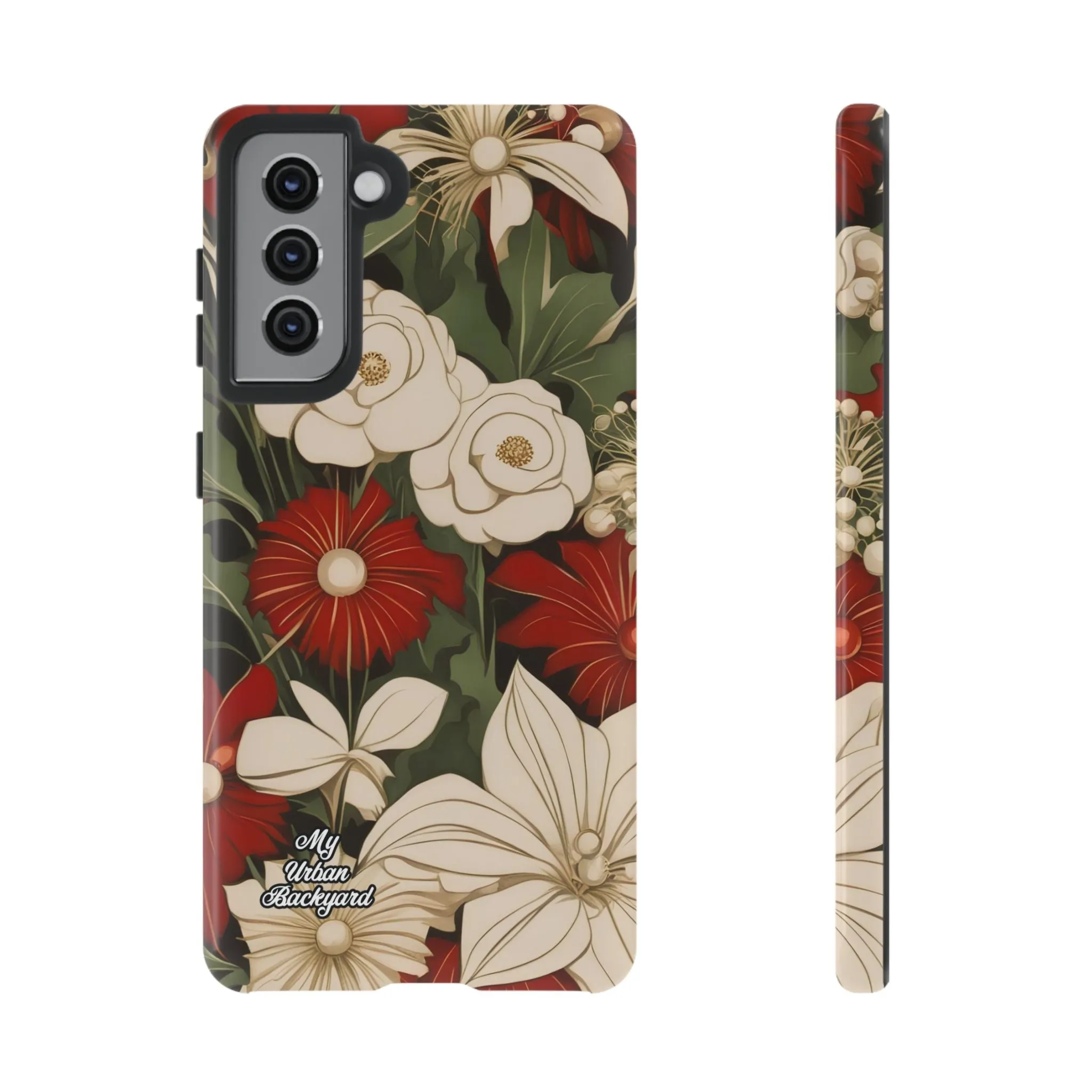 Holiday Flowers, Cell Phone Case - Apple, Samsung or Google Pixel