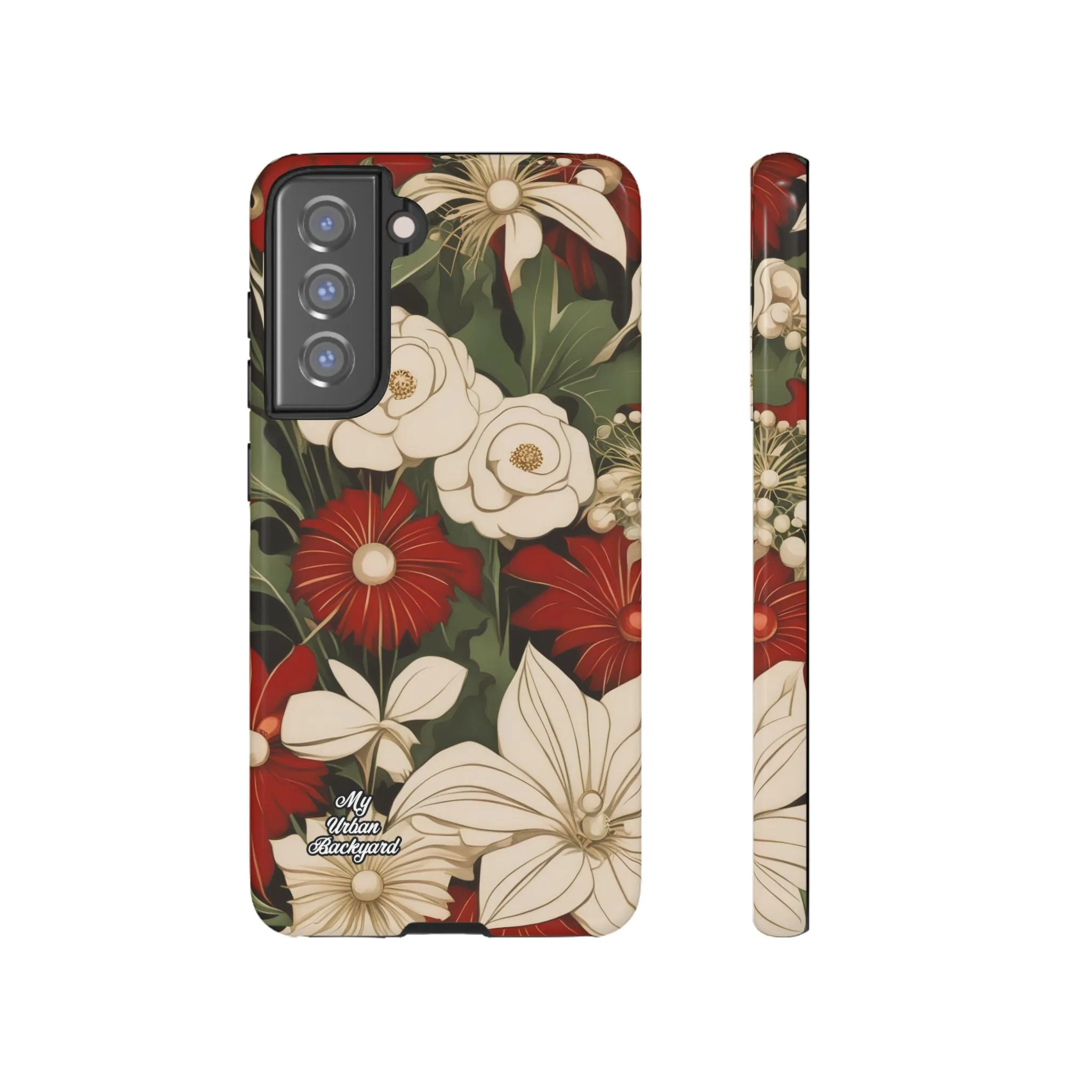 Holiday Flowers, Cell Phone Case - Apple, Samsung or Google Pixel