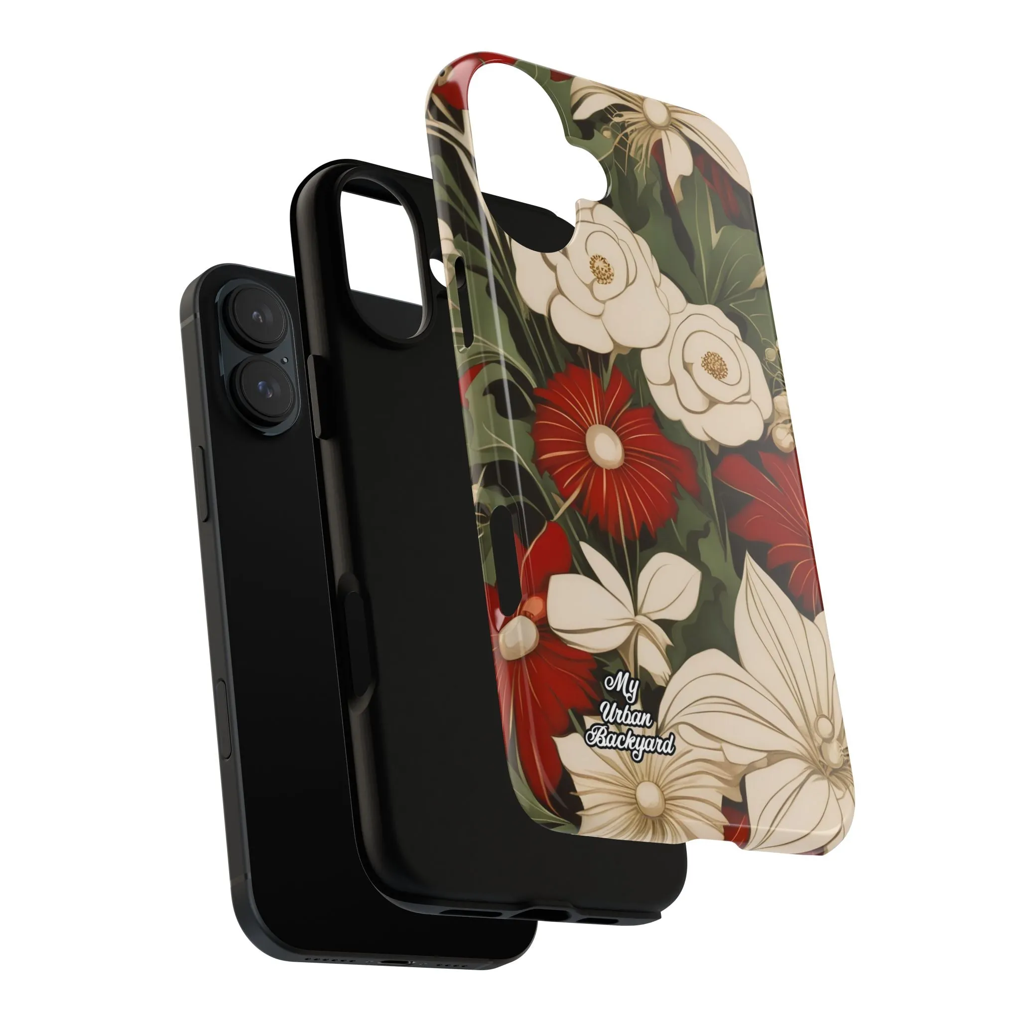 Holiday Flowers, Cell Phone Case - Apple, Samsung or Google Pixel