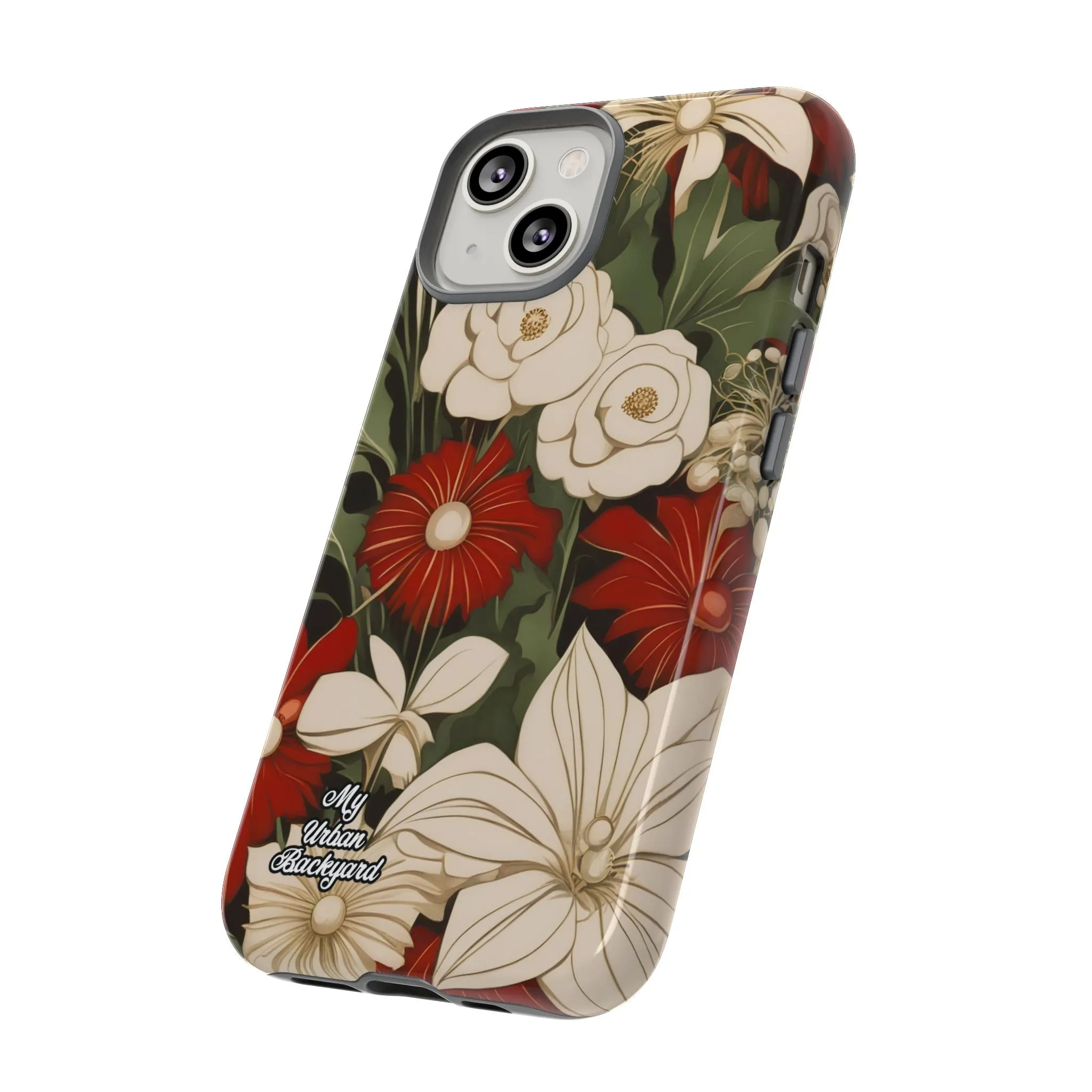 Holiday Flowers, Cell Phone Case - Apple, Samsung or Google Pixel