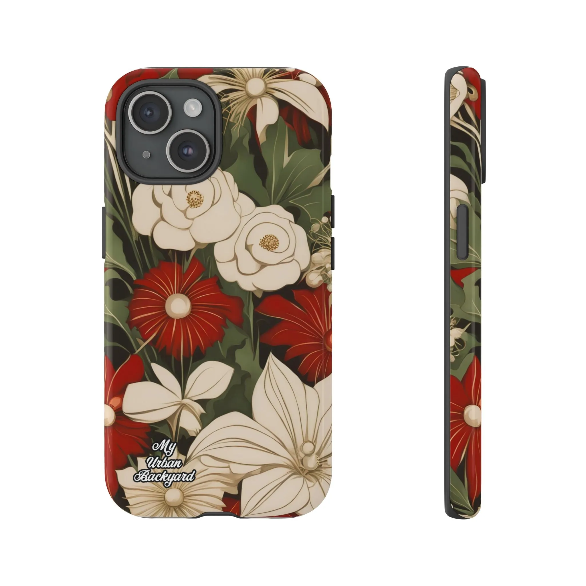 Holiday Flowers, Cell Phone Case - Apple, Samsung or Google Pixel