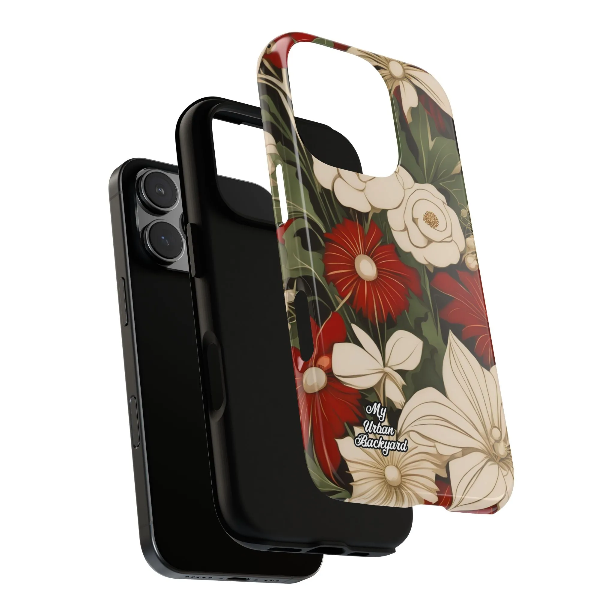 Holiday Flowers, Cell Phone Case - Apple, Samsung or Google Pixel