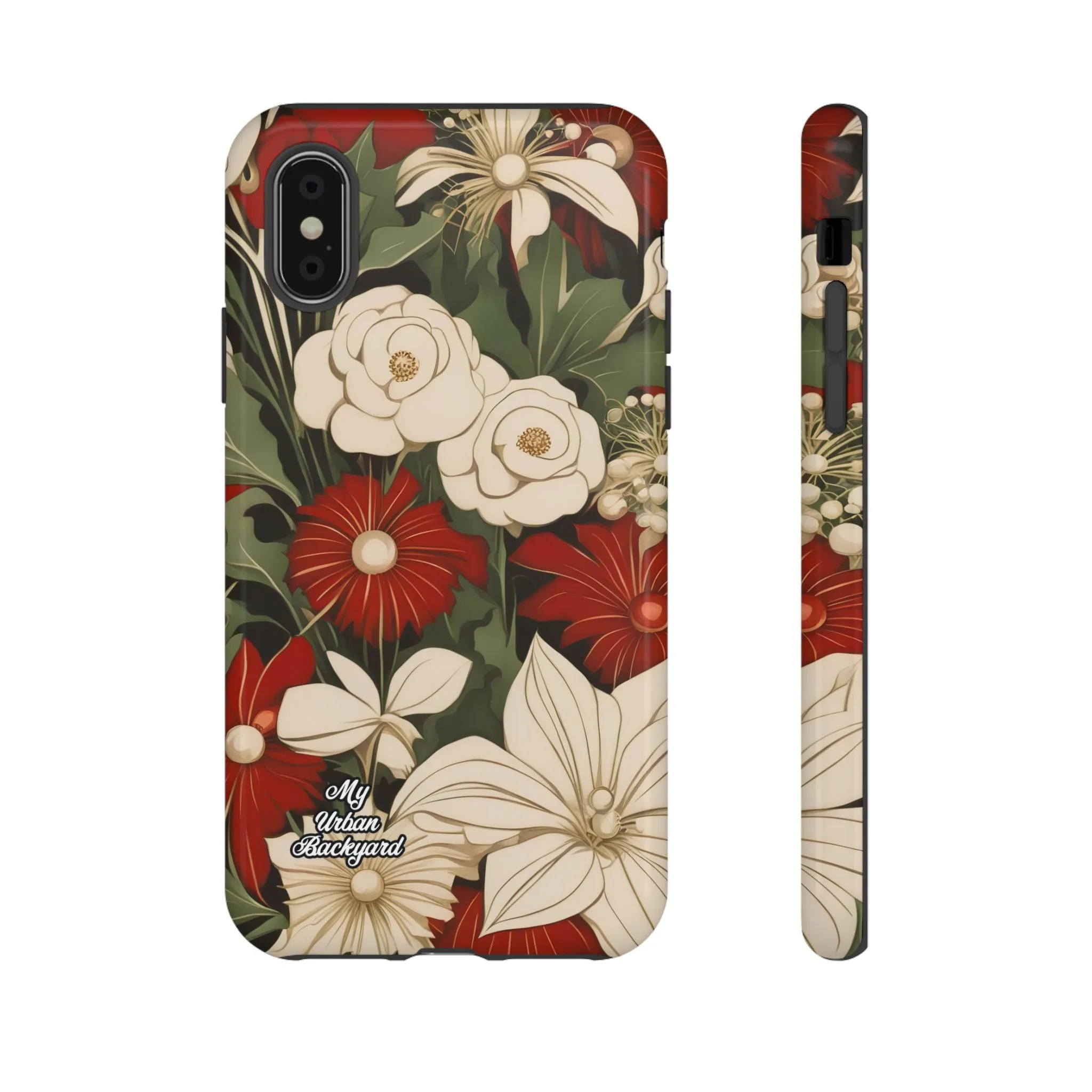 Holiday Flowers, Cell Phone Case - Apple, Samsung or Google Pixel