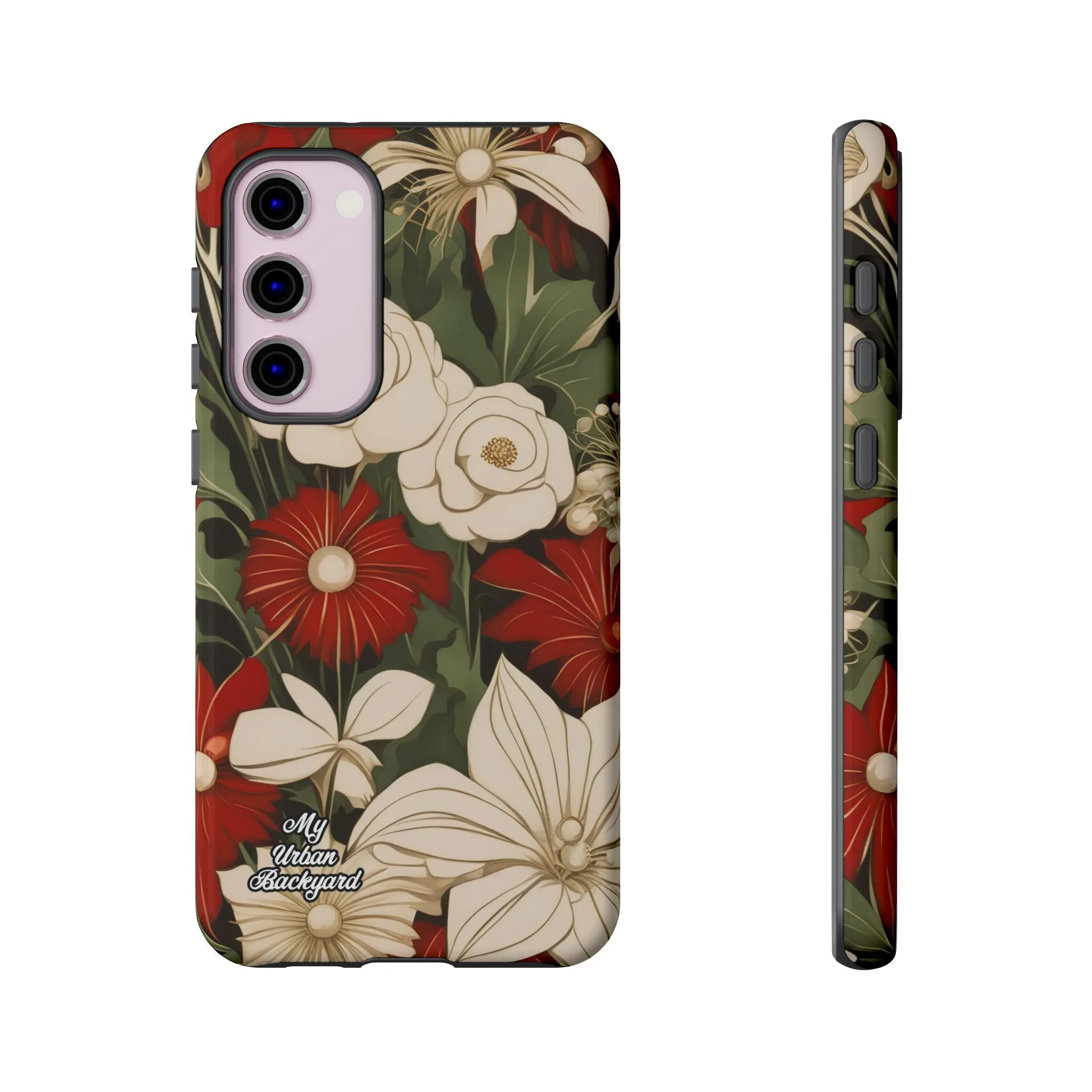 Holiday Flowers, Cell Phone Case - Apple, Samsung or Google Pixel