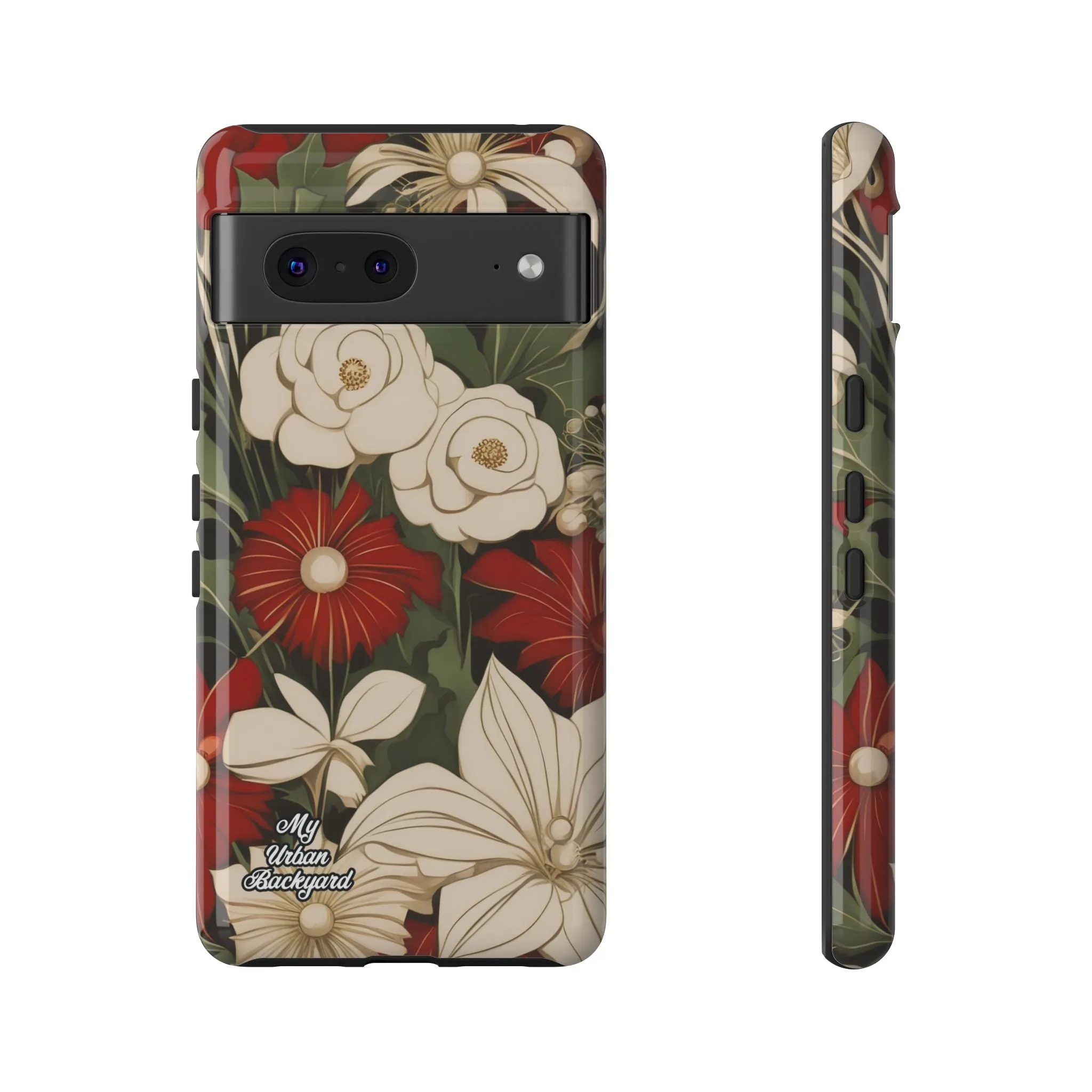 Holiday Flowers, Cell Phone Case - Apple, Samsung or Google Pixel