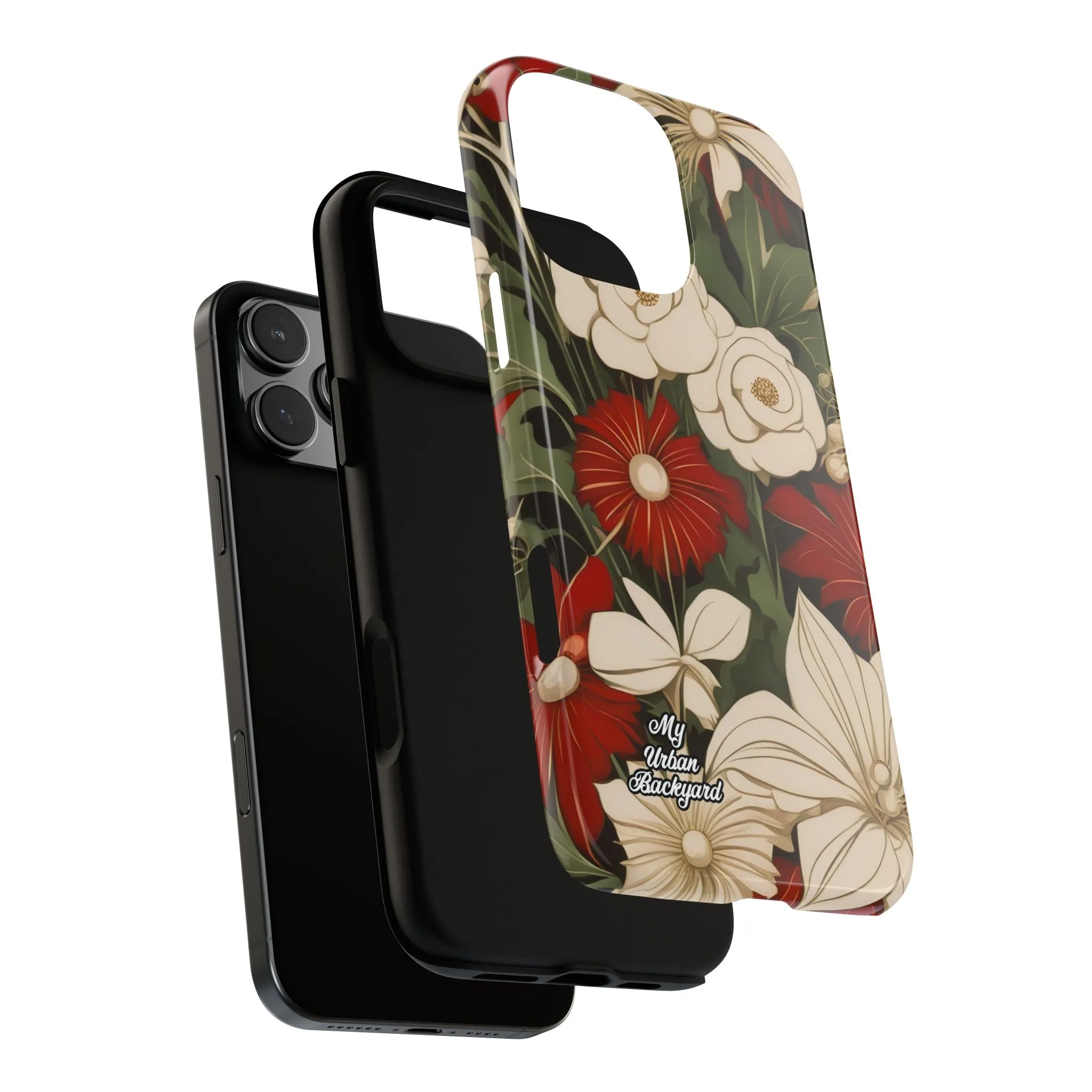 Holiday Flowers, Cell Phone Case - Apple, Samsung or Google Pixel