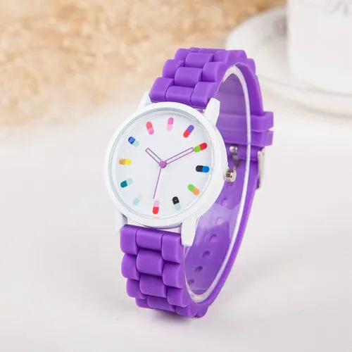 Hot Sale Women Watch Fashion Geneva Casual Watch Silicone Wristwatch Girls Women Men Quartz Watch Relogio Feminino Clocks