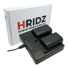 Hridz BLF19 Batteries & Charger Set for Panasonic DMW-BLF19 GH9 GH5s GH4 GH3