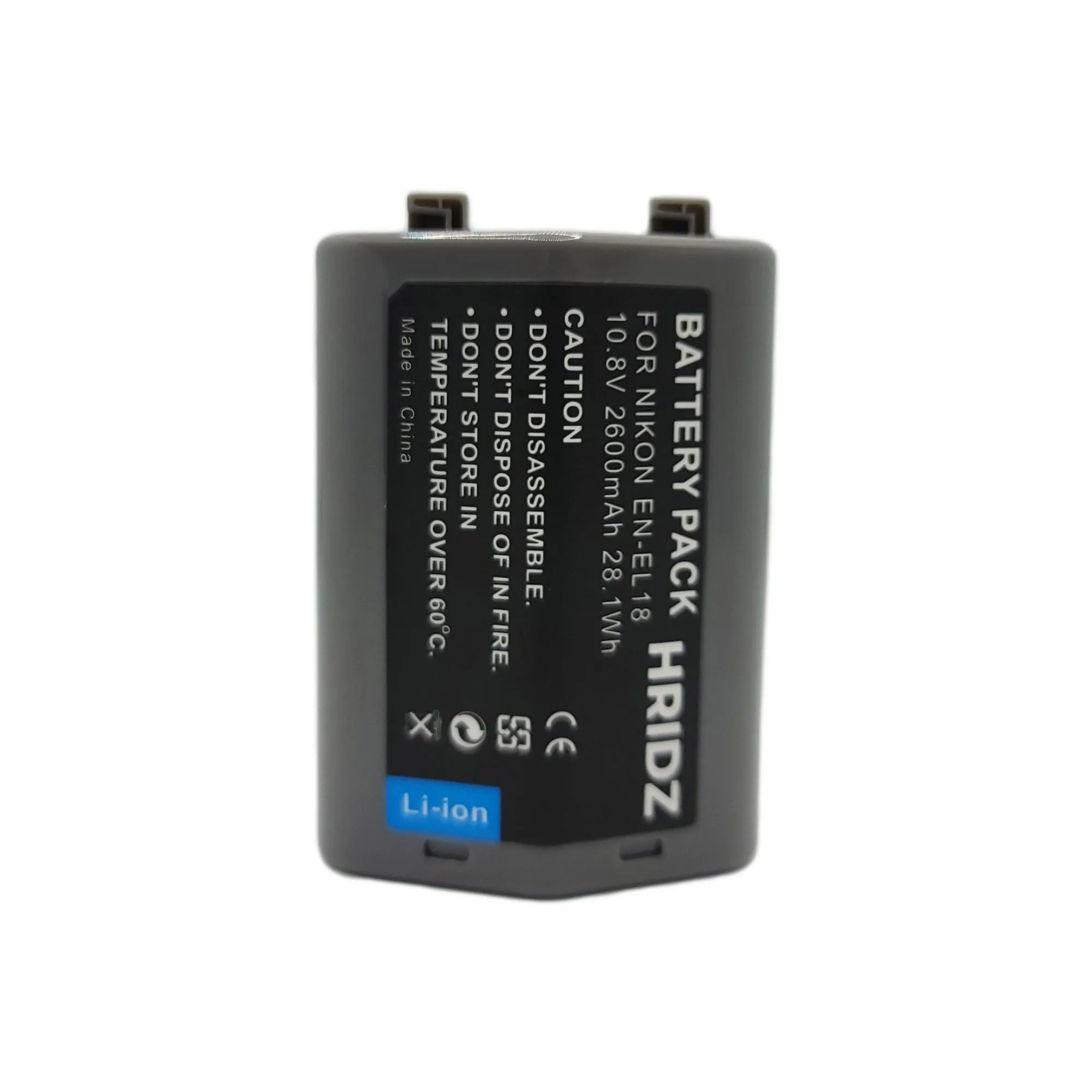 Hridz EN-EL18 Battery 10.8V for Nikon ENEL18 EN-EL18a D4 D4s S52 D5 Z9 Cameras