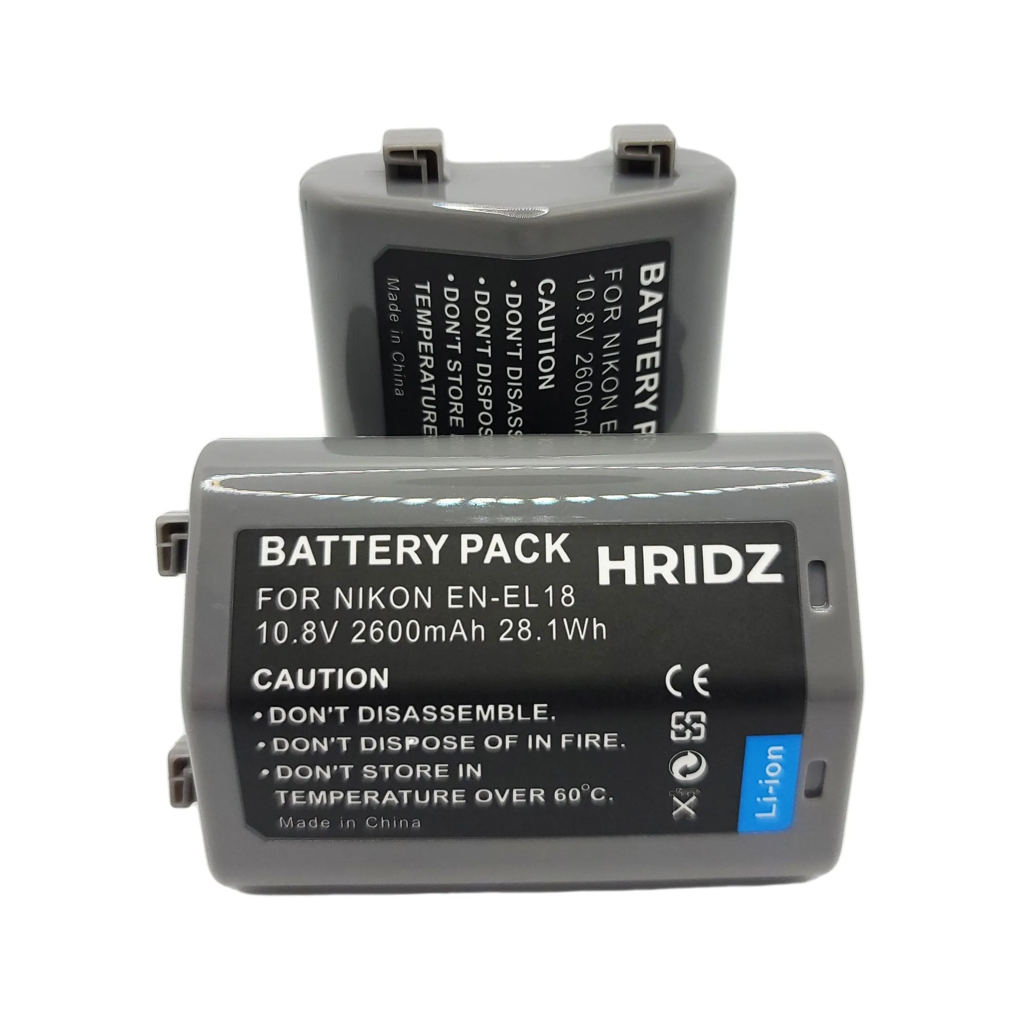 Hridz EN-EL18 Battery 10.8V for Nikon ENEL18 EN-EL18a D4 D4s S52 D5 Z9 Cameras