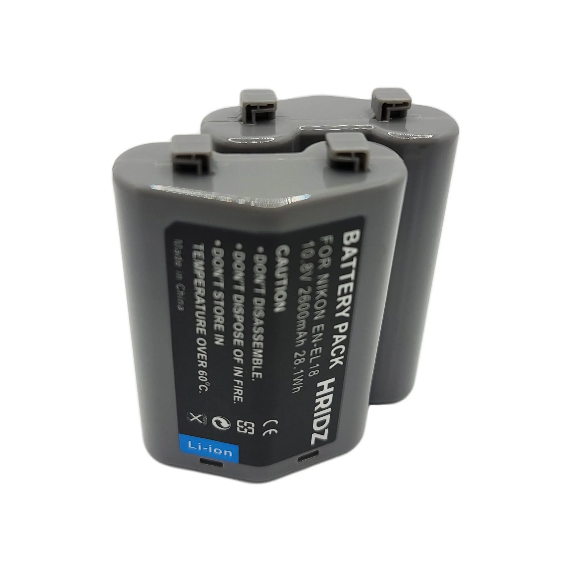 Hridz EN-EL18 Battery 10.8V for Nikon ENEL18 EN-EL18a D4 D4s S52 D5 Z9 Cameras