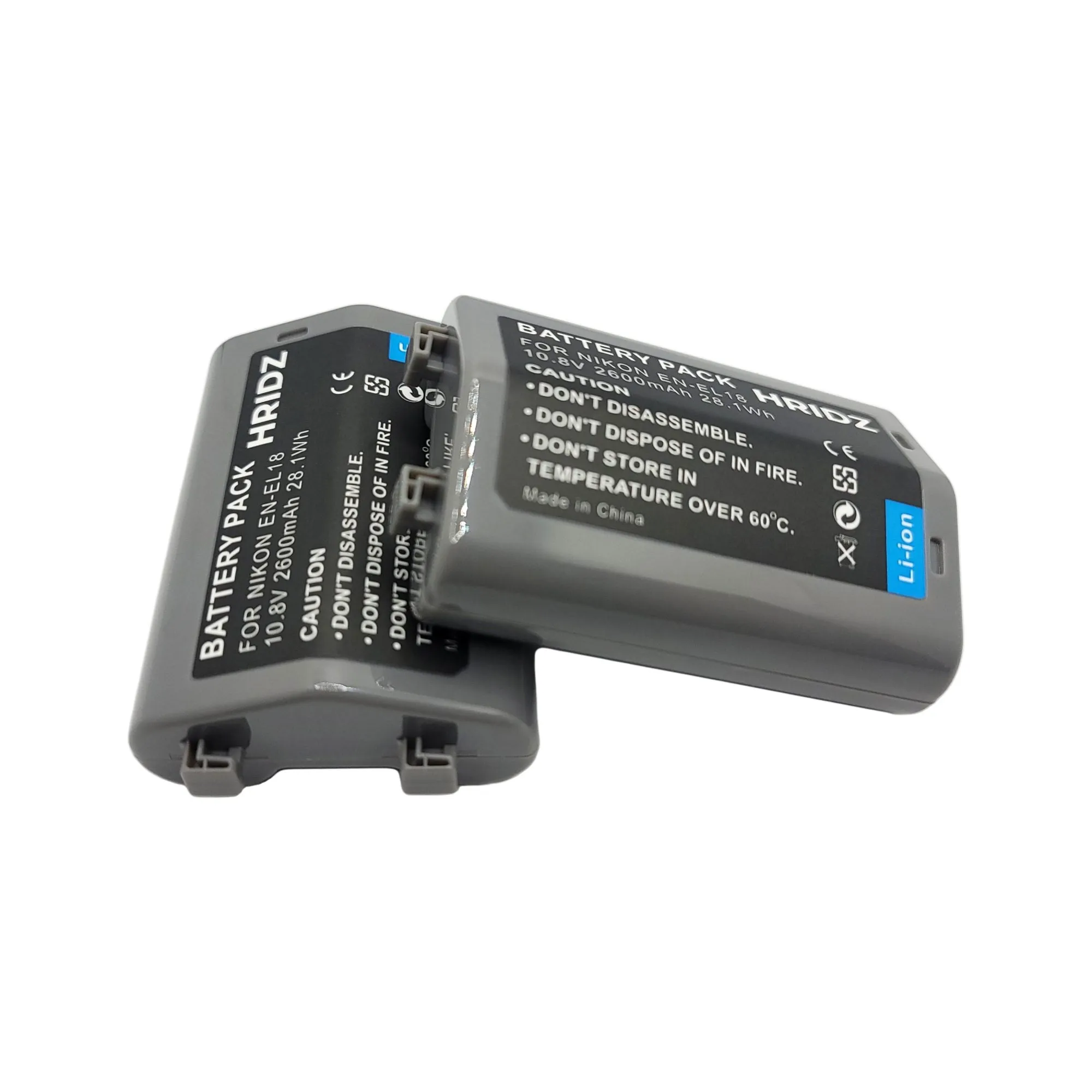 Hridz EN-EL18 Battery 10.8V for Nikon ENEL18 EN-EL18a D4 D4s S52 D5 Z9 Cameras