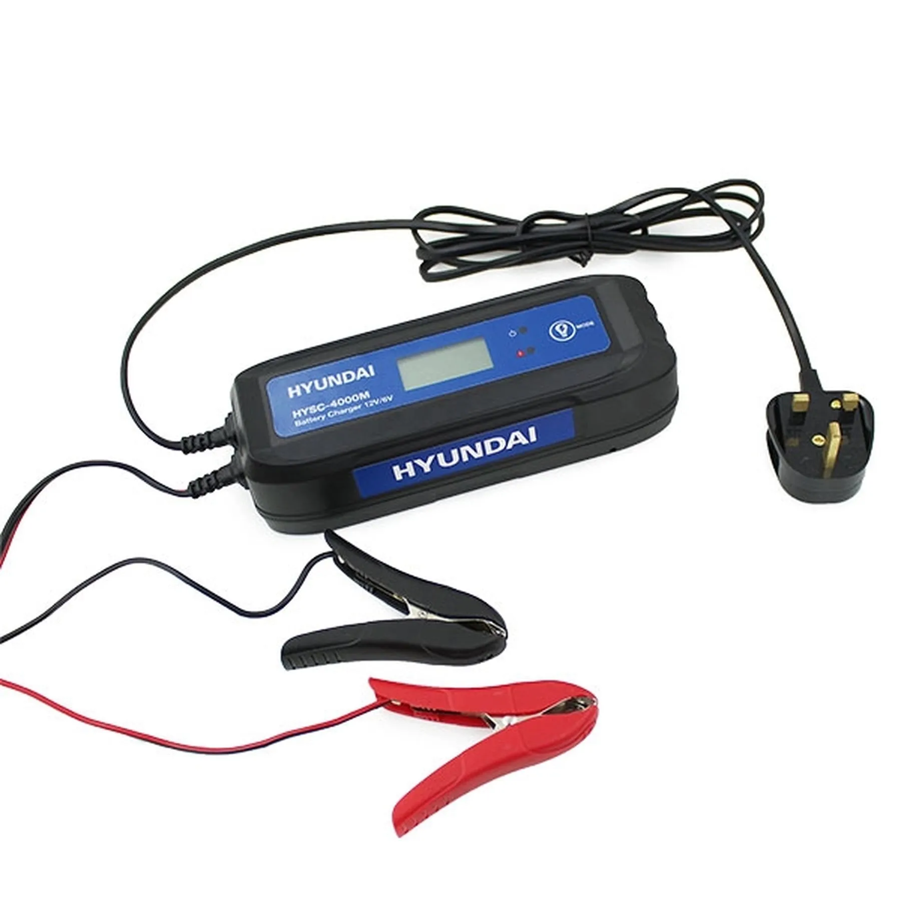 Hyundai HYSC-4000M 4Ah SMART Car Battery Charger 6v/12v