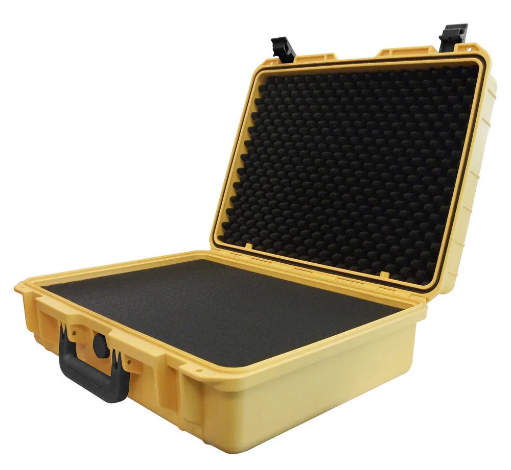 IBEX Protective Case 2100 with foam, 20.3 x 16.3 x 7.9", Yellow (IC-2100YL)