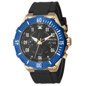 Invicta Men's 50mm Black Dial Quartz Watch