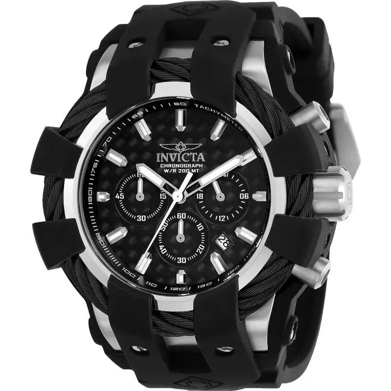 Invicta Men's Bolt Quartz Chronograph Black Dial Watch 23855