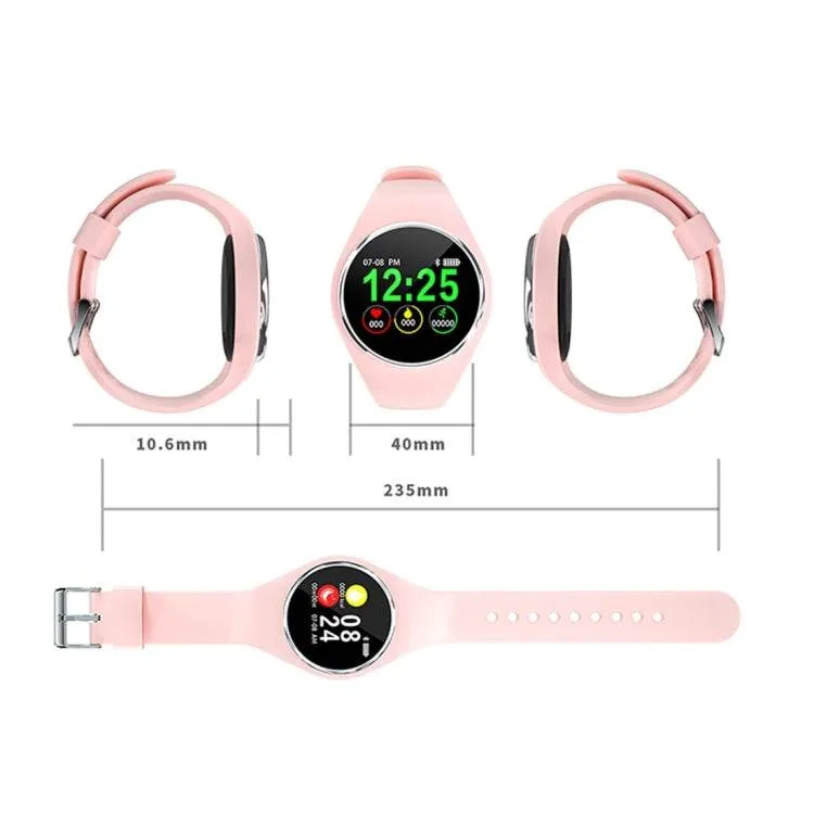 IP67 Waterproof Bluetooth Smartwatch with 1.0 inch TFT Color Screen - Heart Rate/Blood Pressure/Sleep Monitoring & Call Reminder