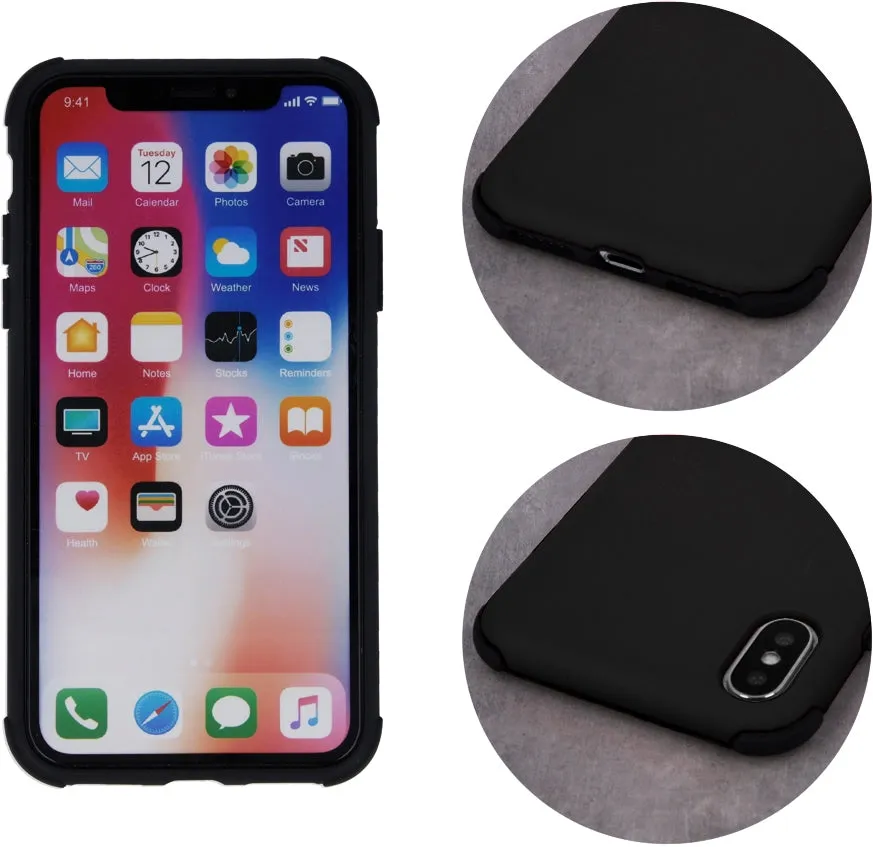 iPhone 11 Defender Rubber Rugged Case - Black